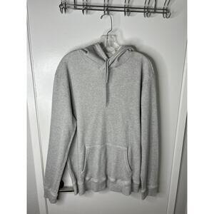 Threads 4 Thought Men's Thermal Hoodie Light Grey ~ Size XL